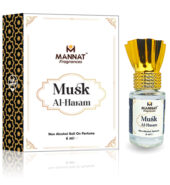 Musk Al Haram Attar, No Alcohol, Unisex, Long-Lasting, 6 ML Roll On