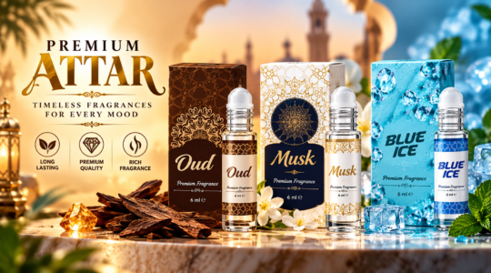 Premium Attar Collection_ Oud, Musk & Blue Ice